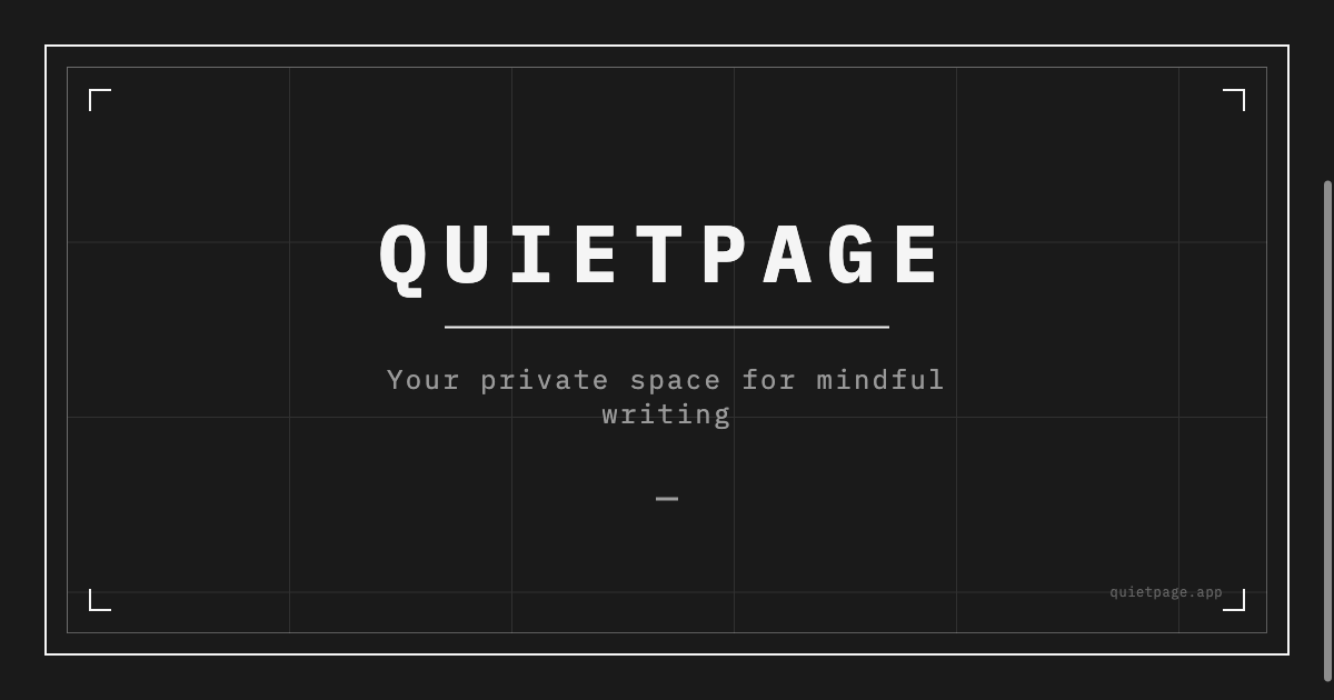 www.quietpage.app image